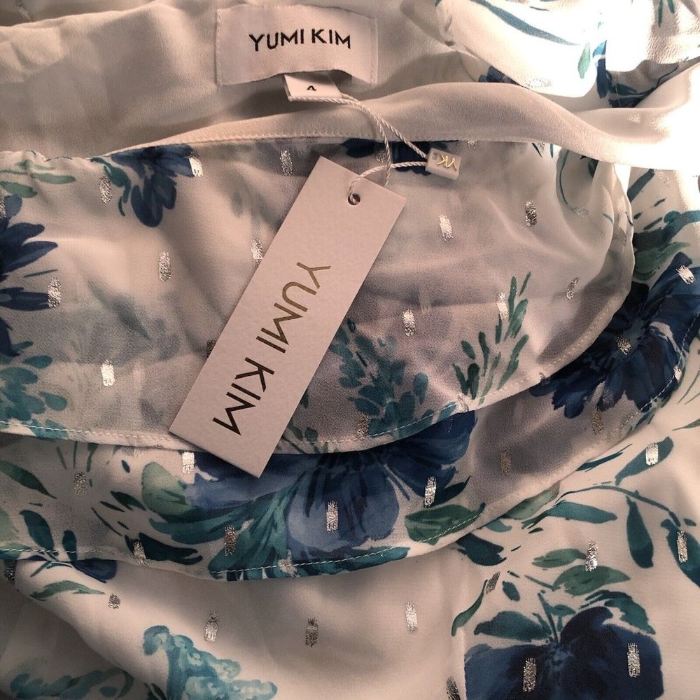 Yumi Kim Karen Maxi Dress Love Is King Ivory Blue Floral - Picture 6 of 6